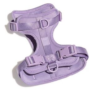 Dog Harness: Lavender Purple Padded Comfort, Large